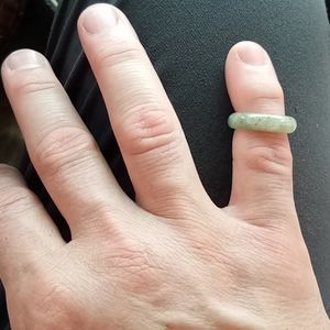Jade ring ⭕ Good luck.. Jade bring good luck 💥🎇